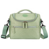 Grüne Reise-Kulturtasche aus Synthetikstoff mit Aufhängehaken – Peterson