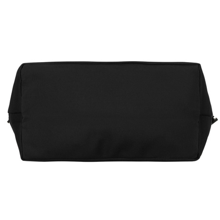 Große, schwarze Damen-Shopper-Tasche mit Reißverschluss und Außentasche, ein Hauptfach – Peterson