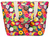 Große Damen Shopper Tasche mit Fruchtmuster