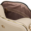 Städtische Damen-Handtasche mit Schultergurt in Beige aus Öko-Leder - Rovicky
