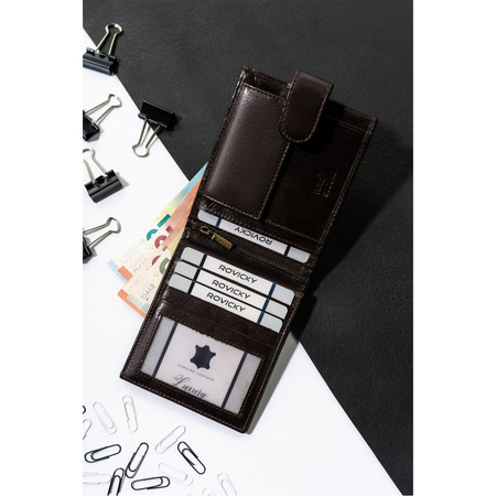 Minimalistische Herren Geldbörse für Karten mit RFID – Rovicky