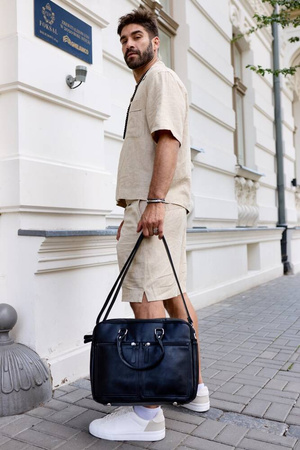 Laptoptasche für 14 Zoll aus Öko-Leder – Peterson