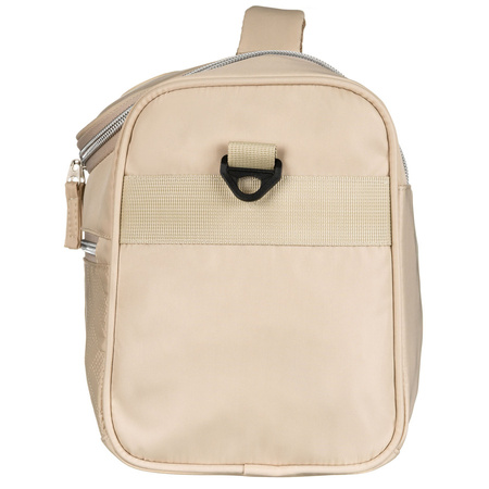 Praktische Reise-Kosmetiktasche aus synthetischem Stoff in Beige - Peterson