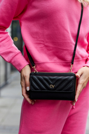 Mini Damen Umhängetasche-Geldbörse 2-in-1 mit abnehmbarem Riemen – 4U Cavaldi