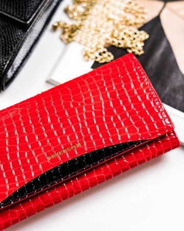 Große Damen Geldbörse aus Leder mit RFID – Peterson