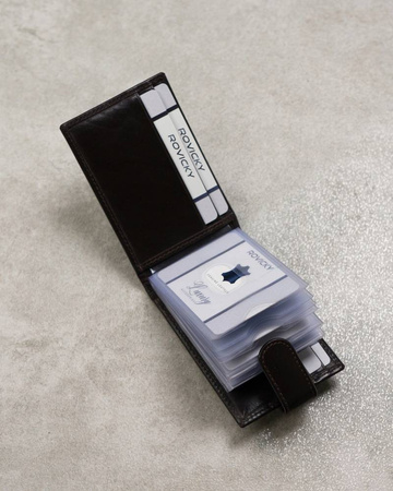 Kartenetui aus Leder - Rovicky