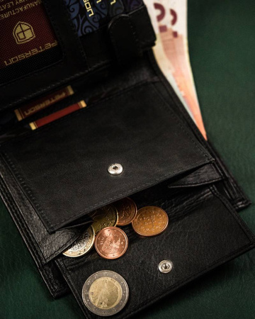 Große Herren Geldbörse aus Leder mit RFID-Schutz – Peterson