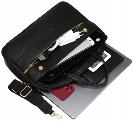 Damen Laptoptasche aus Öko-Leder – Peterson