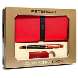 Modisches rotes Geschenkset für Sie – Peterson