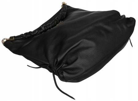 Damen Shopper Tasche aus Echtleder im Beutelstil – Peterson