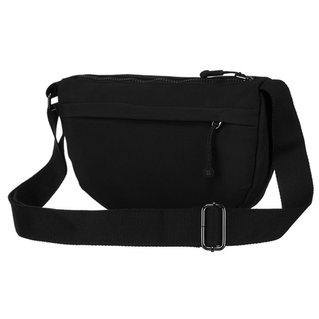 Geräumige Damen Gürteltasche aus Polyester in Schwarz – Peterson