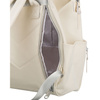 Damen Rucksack aus Polyester in Ecru mit Laptopfach und USB-Anschluss – Peterson