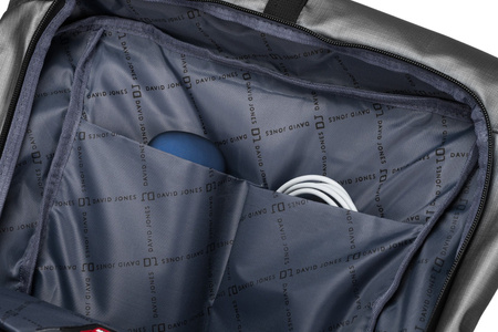 Wasserfester Rolltop-Rucksack mit Laptopfach – David Jones