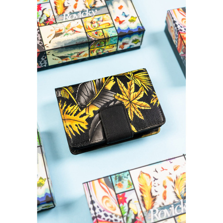 Große, vertikale Damen Geldbörse aus echtem Leder – Rovicky