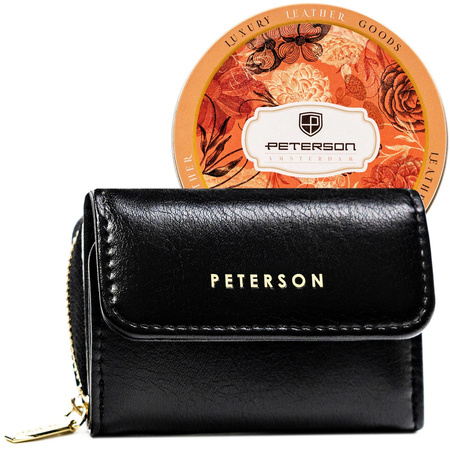 Damen Geldbörse mit Reißverschluss und RFID-Schutz – Peterson