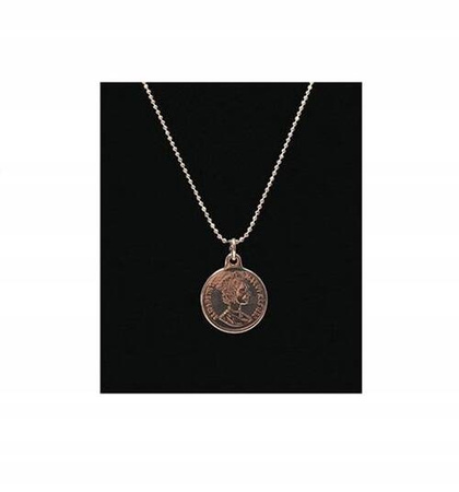 Vergoldete Damen Halskette mit Münzanhänger – Lorenti
