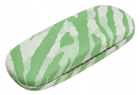 Elegantes Brillenetui mit Zebramuster – 4U Cavaldi