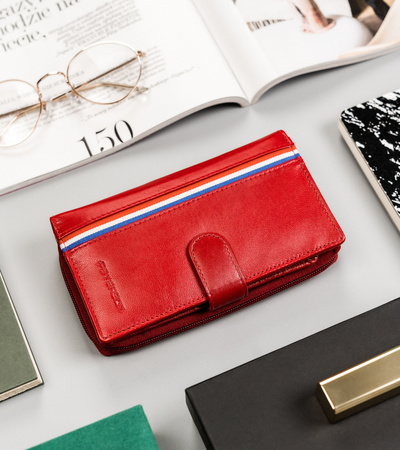 Damen Geldbörse Hochformat aus Echtleder – Peterson
