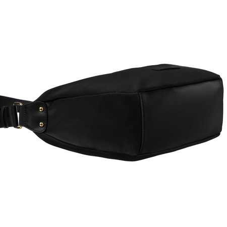 Schwarze, einteilige Umhängetasche mit verstellbarem Gurt – Peterson