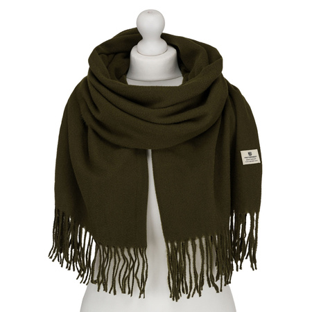 Eleganter Damen-Schal aus Polyester in Khaki – Peterson