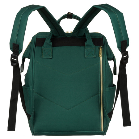 Grüner Damen Reiserucksack mit Laptopfach aus Polyester – Peterson