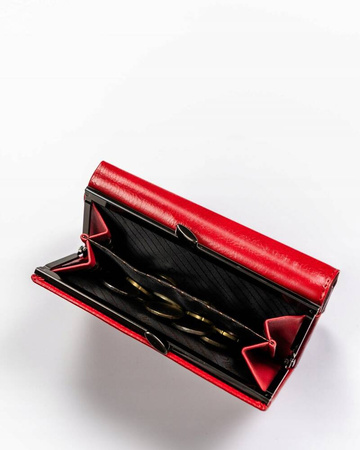 Geräumige Damen Geldbörse aus echtem und Öko-Leder – Rovicky