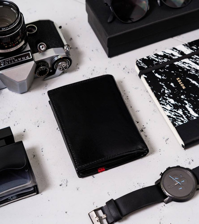 Vertikale Herren Geldbörse aus Echtleder – Peterson