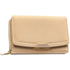 Beige Damen-Geldbörse aus Öko-Leder in Querformat – Peterson