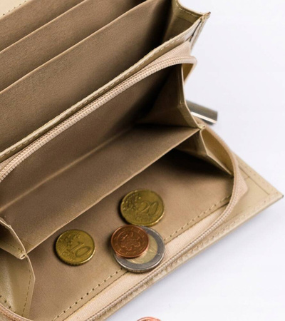 Große Damen Geldbörse aus Leder mit RFID-Schutz – Rovicky