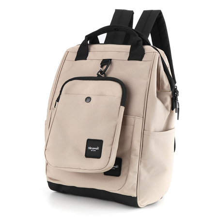 Beiger Damen Stadtrucksack mit Tasche – Himawari