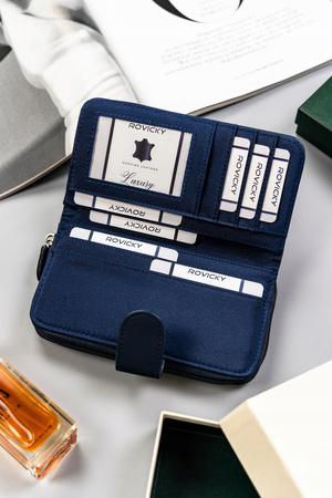 Große bequeme Damen Geldbörse aus Öko-Leder – 4U Cavaldi