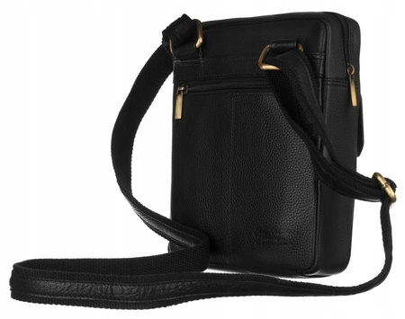 Herren Schultertasche aus Leder – Peterson