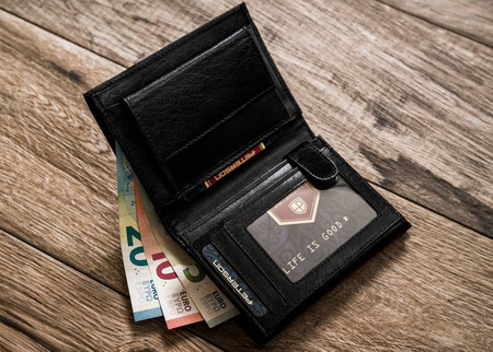 Klassische Herren Geldbörse aus Echtleder – Peterson