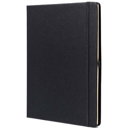 Schwarzes Notizbuch im B5-Format, liniert – Peterson