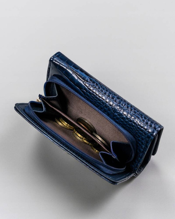 Damen Geldbörse aus Öko-Leder mit Druckknopfverschluss – Milano Design