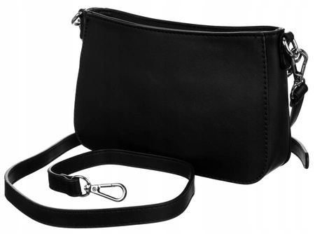 Damen Umhängetasche mit Karomuster und Kroko-Optik – David Jones