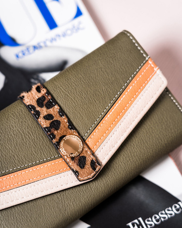 Große Damen Geldbörse mit Umschlagklappe – LuluCastagnette