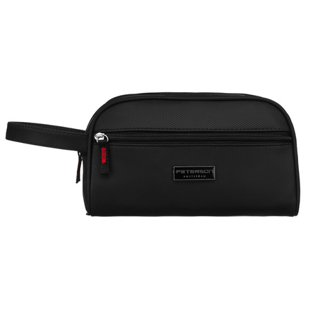 Herren Kosmetiktasche mit Außentasche – Peterson