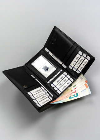 Mittelgroße Damen Geldbörse aus Leder – 4U Cavaldi