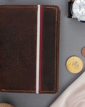 Große Herren Geldbörse aus Nubukleder