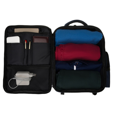 Granatblauer Reiserucksack mit Laptopfach bis zu 14 Zoll – Peterson