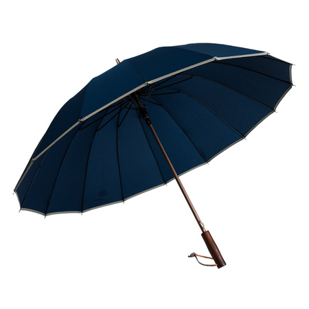 Marineblauer, großer Behörden-Regenschirm – Peterson