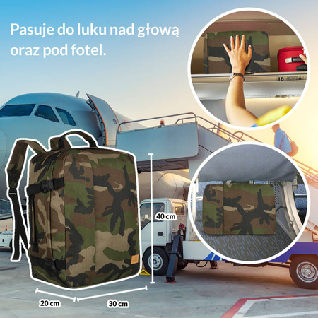 Großer Reiserucksack aus Polyester – Rovicky