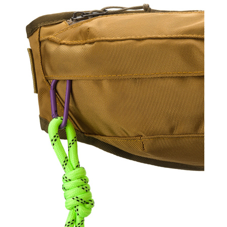 Praktische, gelbe Polyester-Bauchtasche mit Reißverschluss – Peterson