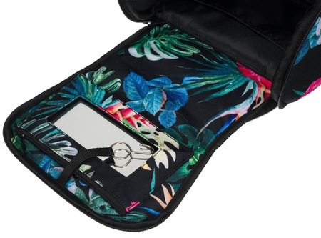 Mehrfarbige Kosmetiktasche mit integriertem Spiegel – Peterson