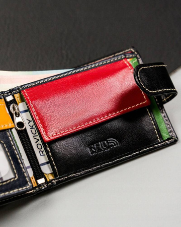 Kleine Herren Geldbörse aus echtem Leder – Rovicky