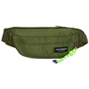 Praktische, geräumige Tasche aus Polyester in grün, geschlossen mit Reißverschluss mit stilvollem Karabinerhaken - Peterson