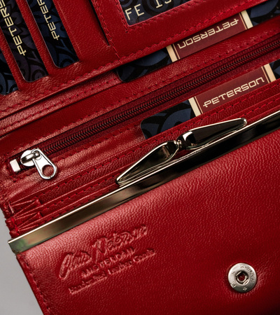 Große Damen Geldbörse mit RFID Protect – Peterson