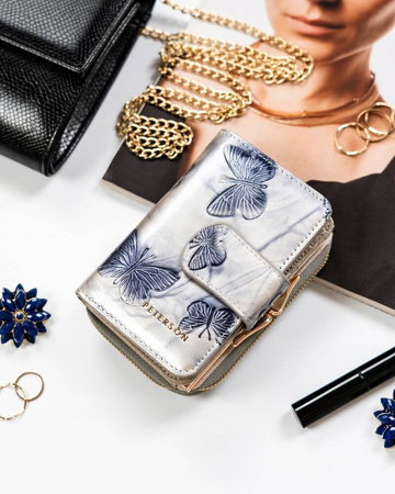 Vertikale Damen Geldbörse aus Leder – Peterson