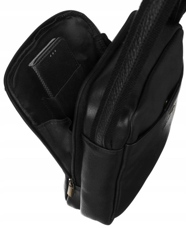 Elegante Herren Umhängetasche aus Leder – Peterson